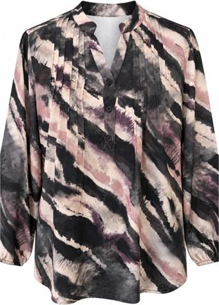 2-Biz Blusa Elsa - Blouses & Shirts - Mujer - Negro - 2XL