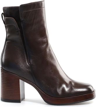 Mjus Leren bottines met hak