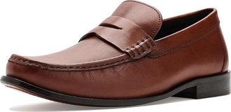 Johnston & Murphy Humphrey Penny Loafers Mens Shoes Tan Full Grain : 10.5 M (D), Leather