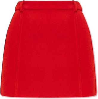 Jil Sander Rokken, Dames, Rood, S, Wol, Wollen rok