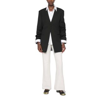 Maison Margiela Dames, Jeans, Grijs, Maat: W28 Katoen