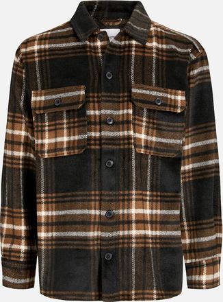Jack & Jones Mens Jack & Jones Mens Bradley Ollie Long Sleeve Shirt - Monks Robe - Size: 38/Regular