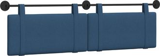 vidaXL Cabecero Colgante Azul Tela Vidaxl