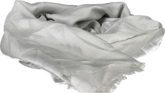 GANT Gray Silk Womens Scarf