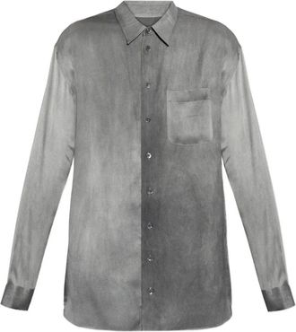 Giorgio Armani Camicia con taschino - Grigio