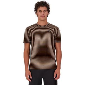 Mons Royale Icon Merino T-Shirt - Mens in Mr Stripe Toffee at Nordstrom, Size Medium