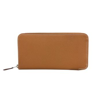 Herm&egrave;s Brown Epsom Leather Long Wallet (Bi-Fold) (Pre-Owned)