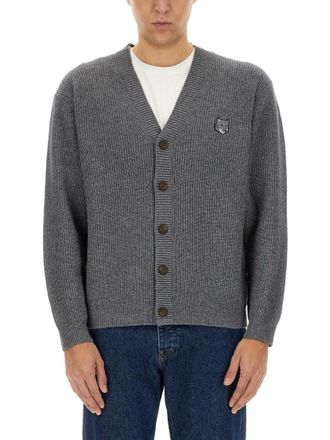 Maison Kitsun&eacute; Ribbed Cardigan
