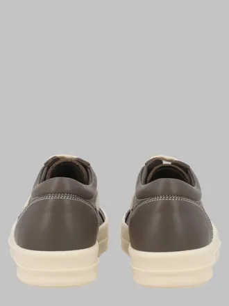 Rick Owens Brown Leather Sneaker - Brown