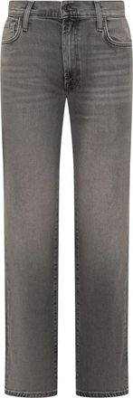 7 For All Mankind Ellie Straight Jeans - Dames - Regular Fit Jeans - Zwart - W26 - Katoen - Jeans