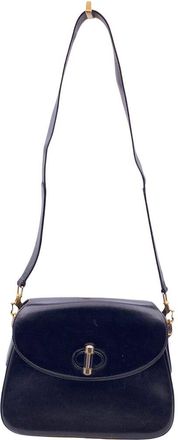 Gucci Black Leather Box Shoulder Bag (Authentic Pre-Loved)