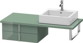 Duravit Duravit Vero Mueble Para Consola, 6579, 2 Cajones, 600mm, Color (frente/cuerpo): Jade Laca Alto Brillo - Ve657900303