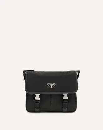 Prada Re-Nylon and Saffiano Shoulder Bag Male UNI