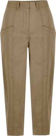 Bomboogie Balloon Fit Cargo Pants - - Trousers - Donna - Beige - L
