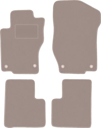 OEM Alfombrillas De Terciopelo Beige Para Mercedes Gl I X164 Suv (2006-2012)