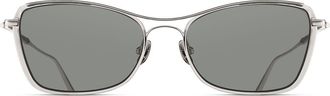 Matsuda M3147 PW Mens Sunglasses Silver Size 55