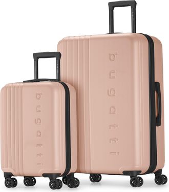 Bugatti The Classic 2 Piece Hardside Luggage Set with Expansion