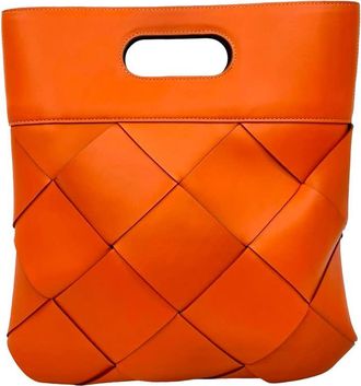 Bottega Veneta Pre-owned Bottega Veneta Small French Calfskin Slip Tote D9USL5KN1W0RFW6E