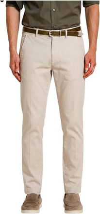 Mason's Torino Flex Chino Broek - Heren - Chinos - Beige - S - Katoen - Broeken