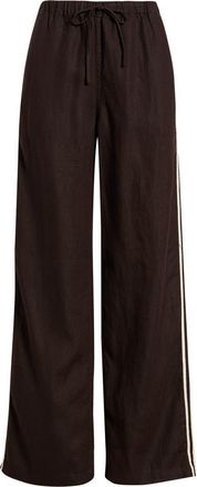 Madewell Pull-On Linen Pants in Cocoa at Nordstrom, Size Xx-Small