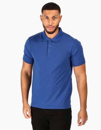 Regatta Mens Regatta Professional Mens Classic 65/35 Short Sleeve Polo Shirt - Blue - Size: 46