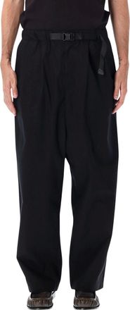 Comme Des Gar&ccedil;ons Belted Wide-Leg Chino Pants