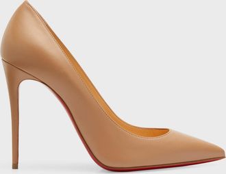 Christian Louboutin Kate 100mm Napa Red Sole Pumps