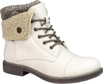 White Mountain Womens Duena Boots In White