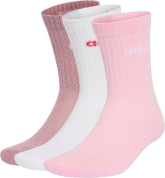 adidas Cushioned Linear Crew 3-Pack Multifunktionssocken - Unisex | rosa