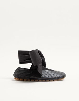 Valentino Garavani Ballerina Rythmika In Nappa Traforata Donna NERO 37.5