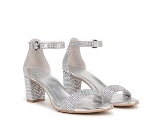 Naturalizer Vera Womens Shoes Silver Satin : 6.5 M (B), Synthetic