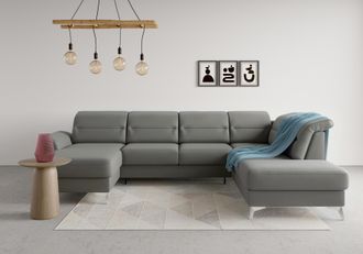 Sit&more Wohnlandschaft »Sinatra U-Form« optional mit Kopfteilverstellung und Armteilfunktion etc