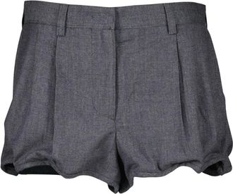 Prada Short Shorts, female, Gray, Size: XS Wired Shorts