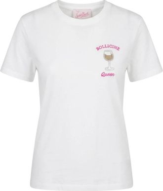 MC2 Saint Barth T-shirt Emilie in cotone - Dames - T-shirts - Wit - M - Katoen - Tops