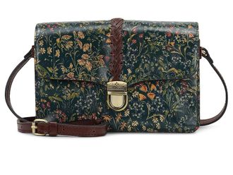 Patricia Nash Bianco C/B Cross Body Womens Handbags Tuscan Fields Print - 375, Leather