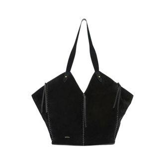 Isabel Marant Tassen, Dames, Zwart, ONE Size, Leer, Tote Bag