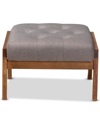 Baxton Studio Dnu Baxton Studio Naeva Footstool
