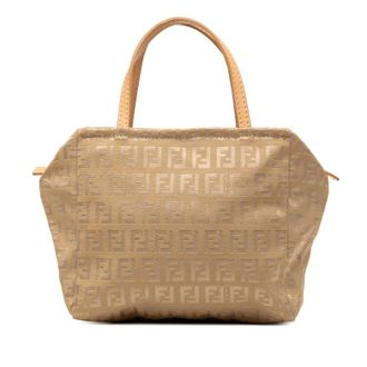 Fendi Pre-owned Fendi Mini Zucchino Canvas Handbag Ladies GSZQET3D8HJU73AS