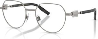 Dolce & Gabbana Glasses, male, Gray, 53 MM, Dg1362 04 Eyeglasses