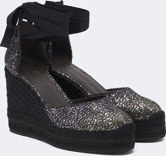 Missoni Eva sequined espadrille wedges