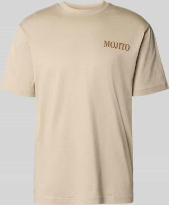 Only & Sons Regular Fit T-Shirt aus reiner Baumwolle Modell FRED in Beige, Gr&ouml;&szlig;e XXL
