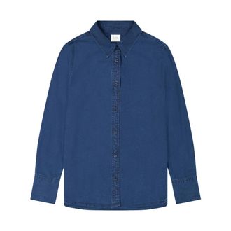 Lee Dames, Blouses & Shirts, Blauw, Maat: XS Denim