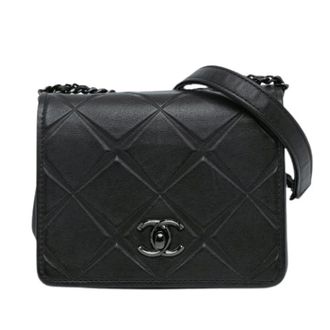 Chanel Pre-owned Vintage Classic Flap Bag - Dames - Pre-owned - Zwart - Maat: ONE Size Leer