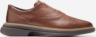 Cole Haan Mens &Oslash;riginal Grand CitySpectre Cap Toe Oxfords - Brown Size 10.5