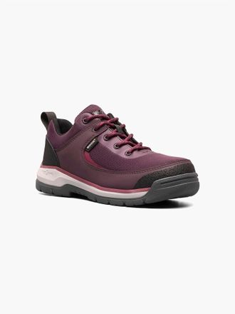 Bogs Womens Shale Low Composite Toe Esd Boots In Plum Multi