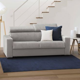 Talamo Italia Talamo Italia - Sofa Cama Agostina, Sof&aacute; De 2 Plazas, 100% Made In Italy, Sof&aacute; De Sal&oacute;n Con Apertura Giratoria, Con Reposacabezas Ajustables Y Reposab