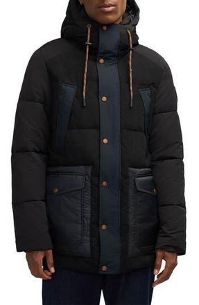 Scotch & Soda Arza Hooded Puffer Jacket in Black at Nordstrom Rack, Size Xx-Large