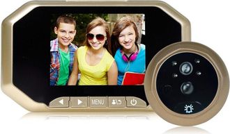 Trade Shop Trade Shop - Spioncino Elettronico Telecamera Display Digitale Scatta Foto Colori Lcd 4.3