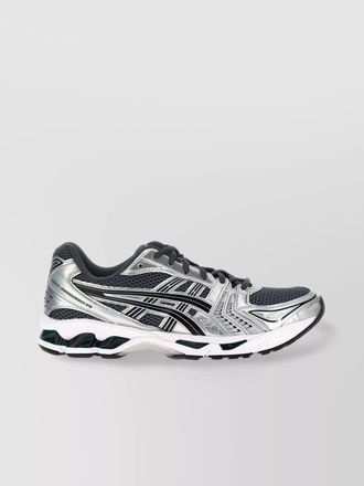 Asics synthetic leather low-top sneakers