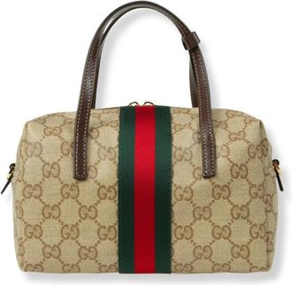 Gucci Mini Bolso Boston - Bags - Mujer - Beige - ONE SIZE